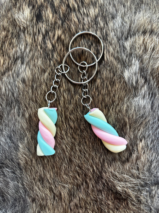 Marshmallow Keychain